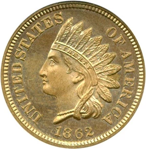 image for: 1862 1c PCGS Proof 64