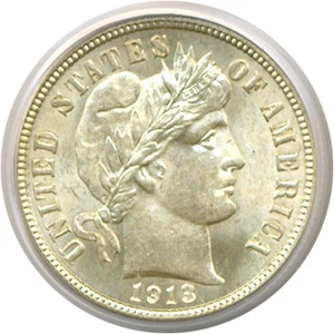 image for: 1913 10c PCGS MS64
