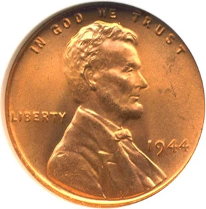 image for: 1944 1c NGC MS66 RD