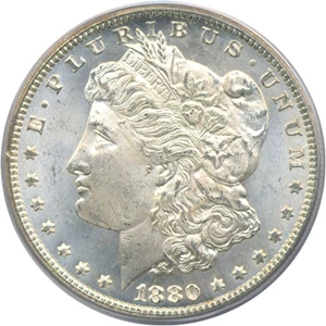 image for: Top 100 VAM: 1880/79-CC $1 Rev.'78 (VAM-4) PCGS MS64