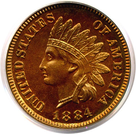 image for: 1884 1c  PCGS Proof 66 RD