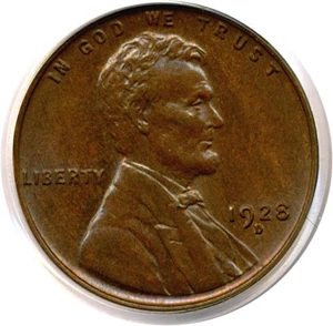 image for: 1928-D 1c PCGS MS64 BN