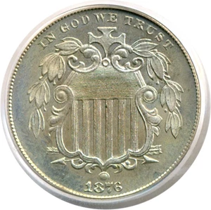 image for: 1876 5c PCGS Proof 66