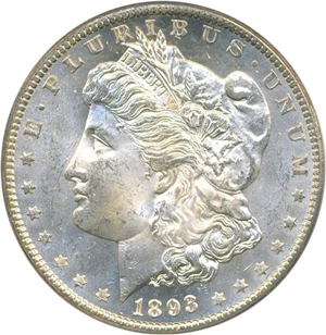 image for: 1893-O $1 PCGS MS64