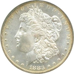 image for: 1883-O $1 NGC MS67 *Star*