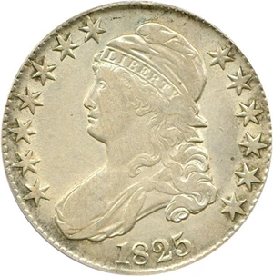 image for: 1825 50c PCGS VF20