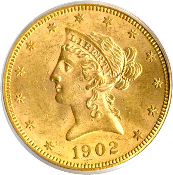 image for: 1902 $10  PCGS MS63
