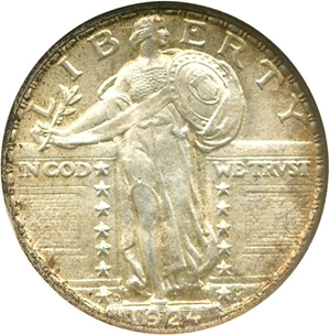 image for: 1924-D 25c NGC/CAC MS65 FH
