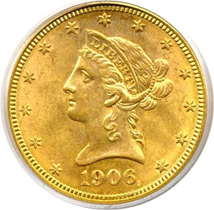 image for: 1906-S $10 PCGS MS63