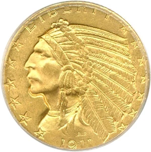 image for: 1911-S $5 PCGS/CAC MS63