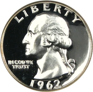 image for: 1962 25c NGC Proof 68 Cameo
