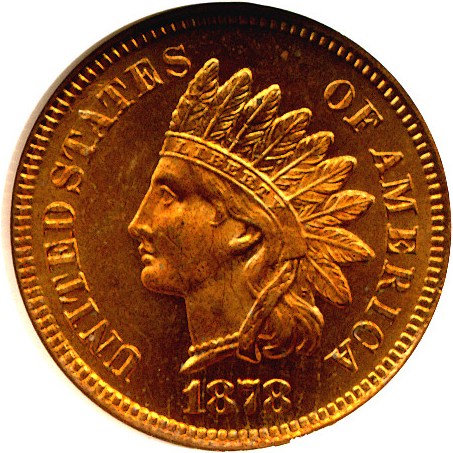 image for: 1878 1c  NGC MS64 RD