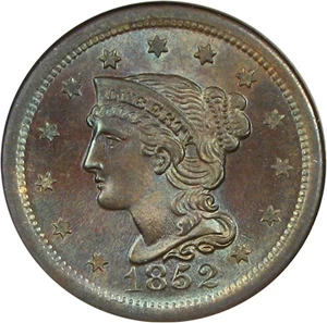 image for: 1852 1c NGC MS65 BN *Color*