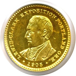 image for: 1905 G$1 Lewis & Clark PCGS/CAC MS64