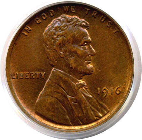 image for: 1916 1c  PCGS MS64 BN