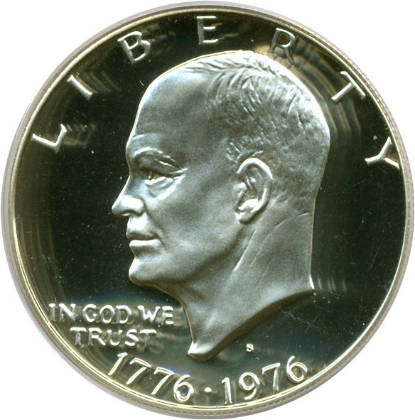 image for: 1976-S $1 Silver PCGS Proof 69 DCameo