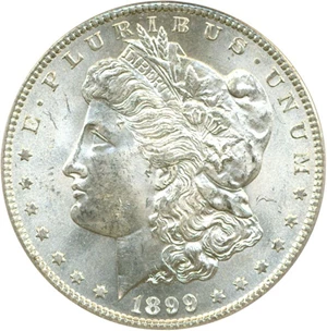 image for: 1899-S $1 PCGS MS65