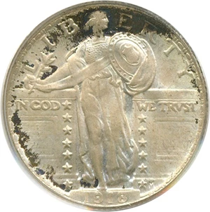 image for: 1918 25c PCGS MS65
