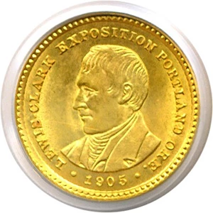 image for: 1905 G$1 Lewis & Clark PCGS MS64