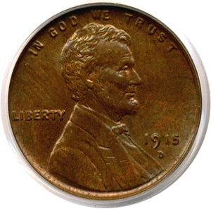 image for: 1915-D 1c PCGS MS63 BN