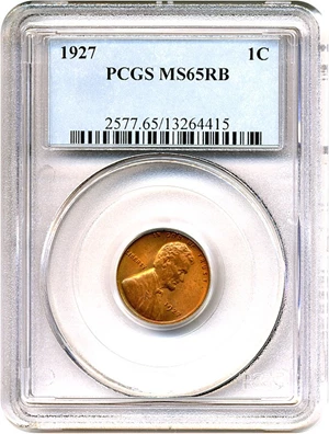 image for: 1927 1c PCGS MS65 RB