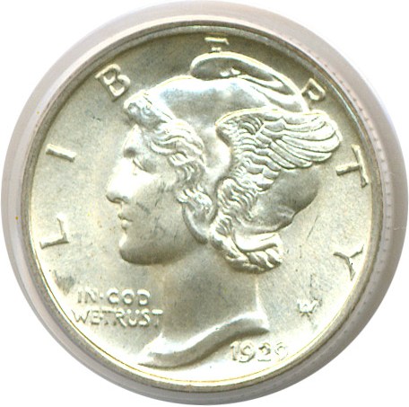 image for: 1929 10c  PCGS MS66 FB