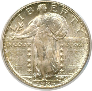 image for: 1925 25c PCGS MS66 FH