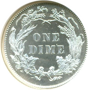 image for: 1888 10c NGC Proof 66 Cameo