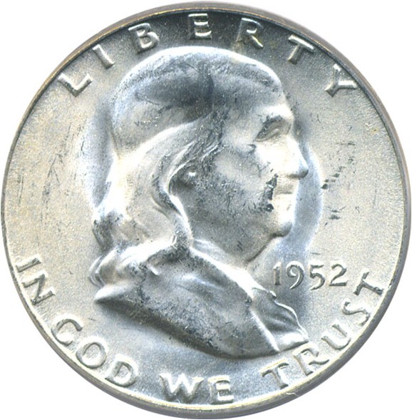 image for: 1952-S 50c  PCGS MS65 FBL