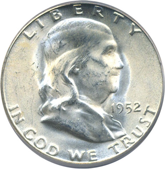 image for: 1952-S 50c  PCGS MS65 FBL