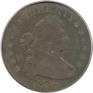 image for: 1806 25c PCGS Good-6