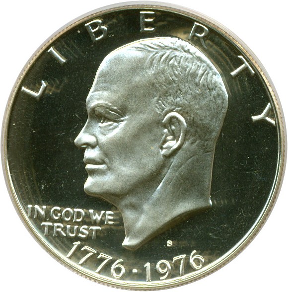 image for: 1976-S $1 Silver PCGS Proof 69 DCameo