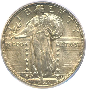 image for: 1924-D 25c PCGS MS64 FH