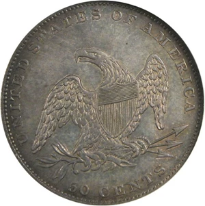 image for: 1836 50c Reeded Edge NGC MS64