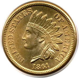 image for: 1861 1c PCGS/CAC MS66