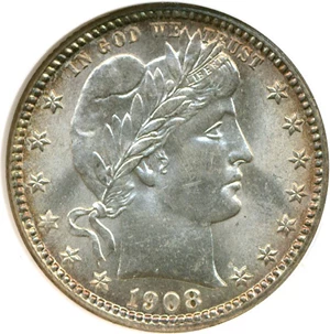 image for: 1908-S 25c NGC MS65