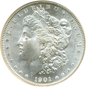 image for: 1901-S $1 NGC MS66