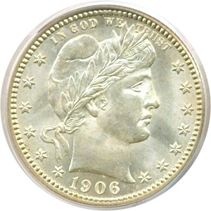 image for: 1906-D 25c PCGS/CAC MS65