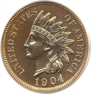 image for: 1904 1c PCGS Proof 63 RB OGH