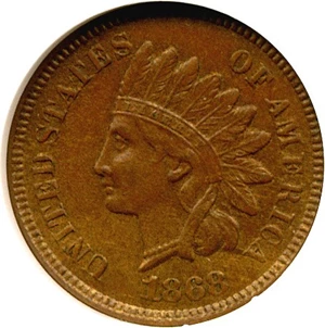 image for: 1868 1c NGC MS63 BN