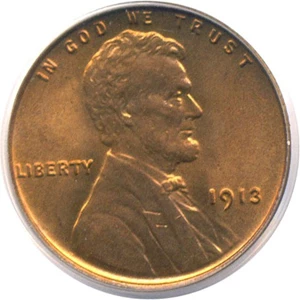 image for: 1913 1c PCGS MS66 RD OGH