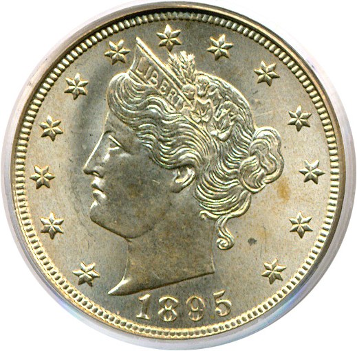image for: 1895 5c PCGS/CAC MS65 