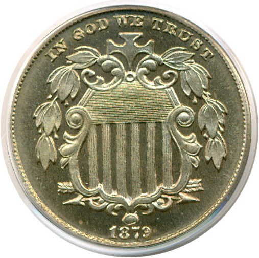 image for: 1879/8 5c  PCGS Proof 66 Cameo