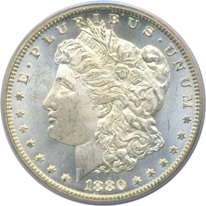 image for: 1880/79-CC $1 Rev.'78 PCGS MS64