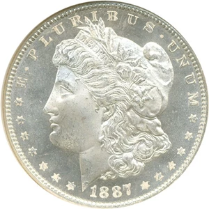 image for: 1887 $1 NGC MS67 PL *Star*