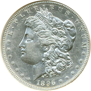 image for: 1896-S $1 NGC AU53