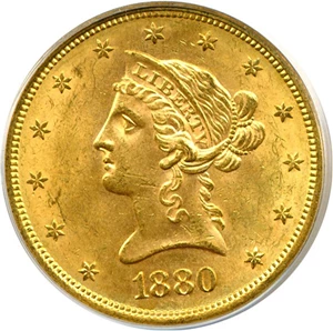image for: 1880-S $10 PCGS MS63