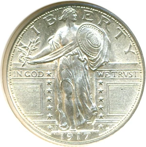 image for: 1917-D 25c Ty.1 NGC MS65 FH