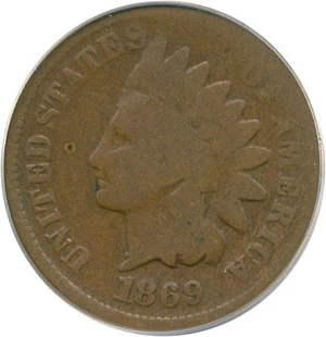 image for: 1869 1c PCGS AG03 BN