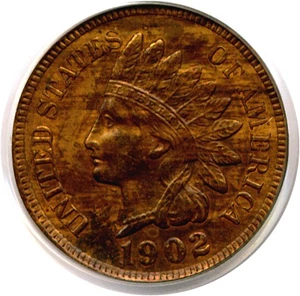 image for: 1902 1c PCGS MS63 BN